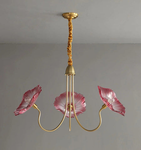 Lotus Leaf Glass Chandelier - NexioPick