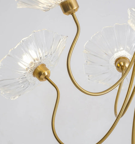 Lotus Leaf Glass Chandelier - NexioPick