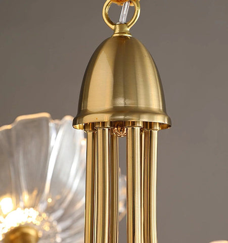 Lotus Leaf Glass Chandelier - NexioPick