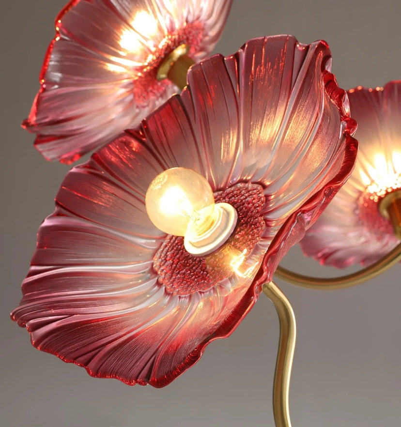 Lotus Leaf Glass Chandelier - NexioPick