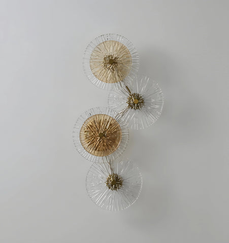 Lotus Leaf Glass Wall Lamp - NexioPick