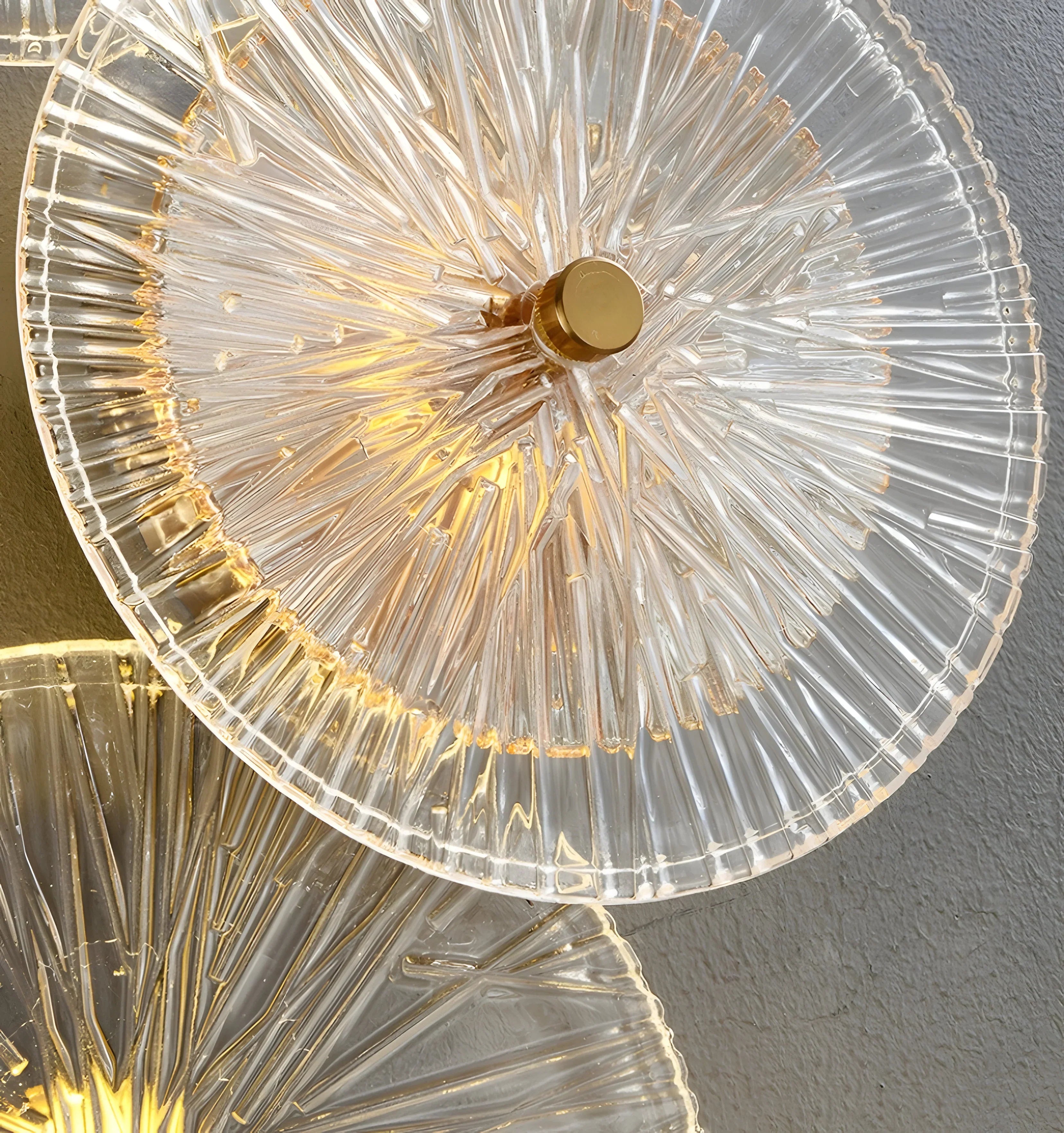 Lotus Leaf Glass Wall Lamp - NexioPick