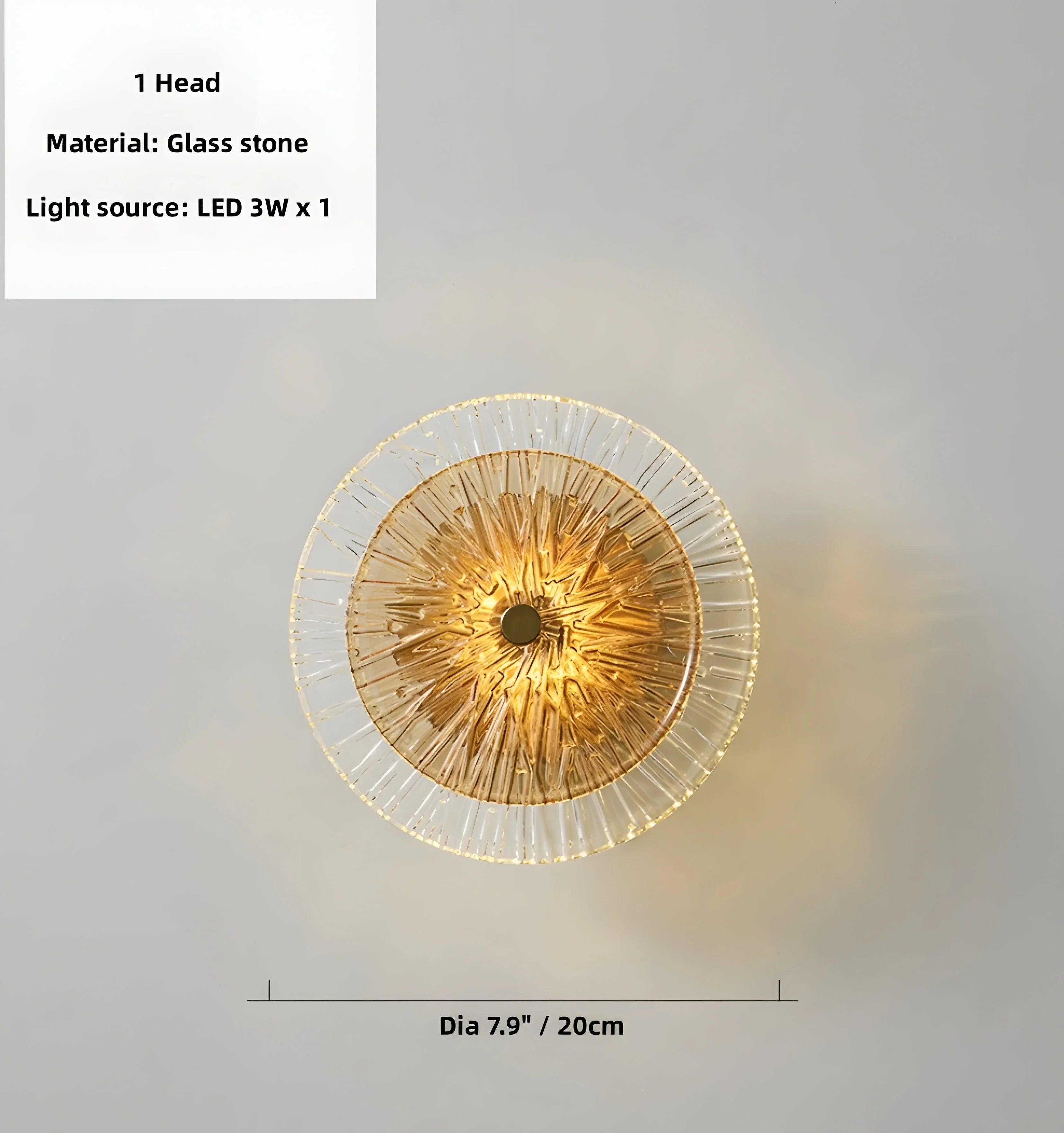 Lotus Leaf Glass Wall Lamp - NexioPick