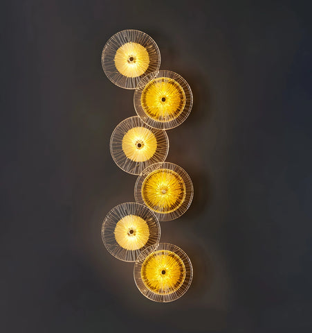 Lotus Leaf Glass Wall Lamp - NexioPick