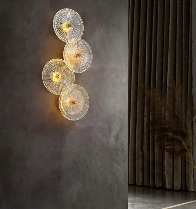 Lotus Leaf Glass Wall Lamp - NexioPick