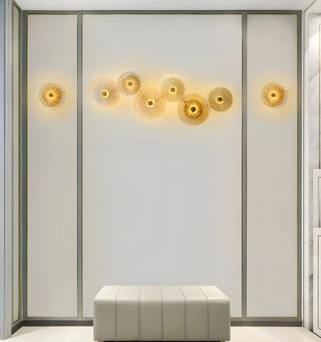 Lotus Leaf Glass Wall Lamp - NexioPick