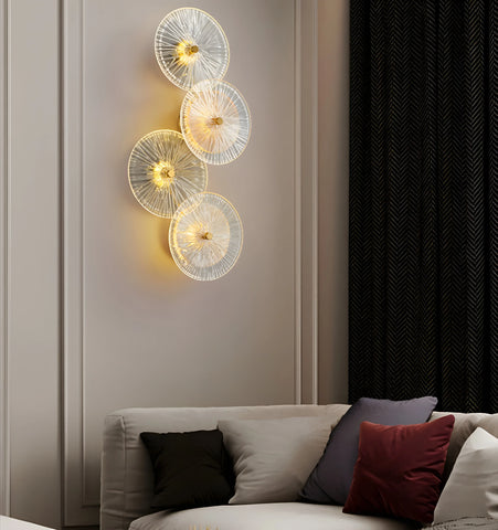 Lotus Leaf Glass Wall Lamp - NexioPick