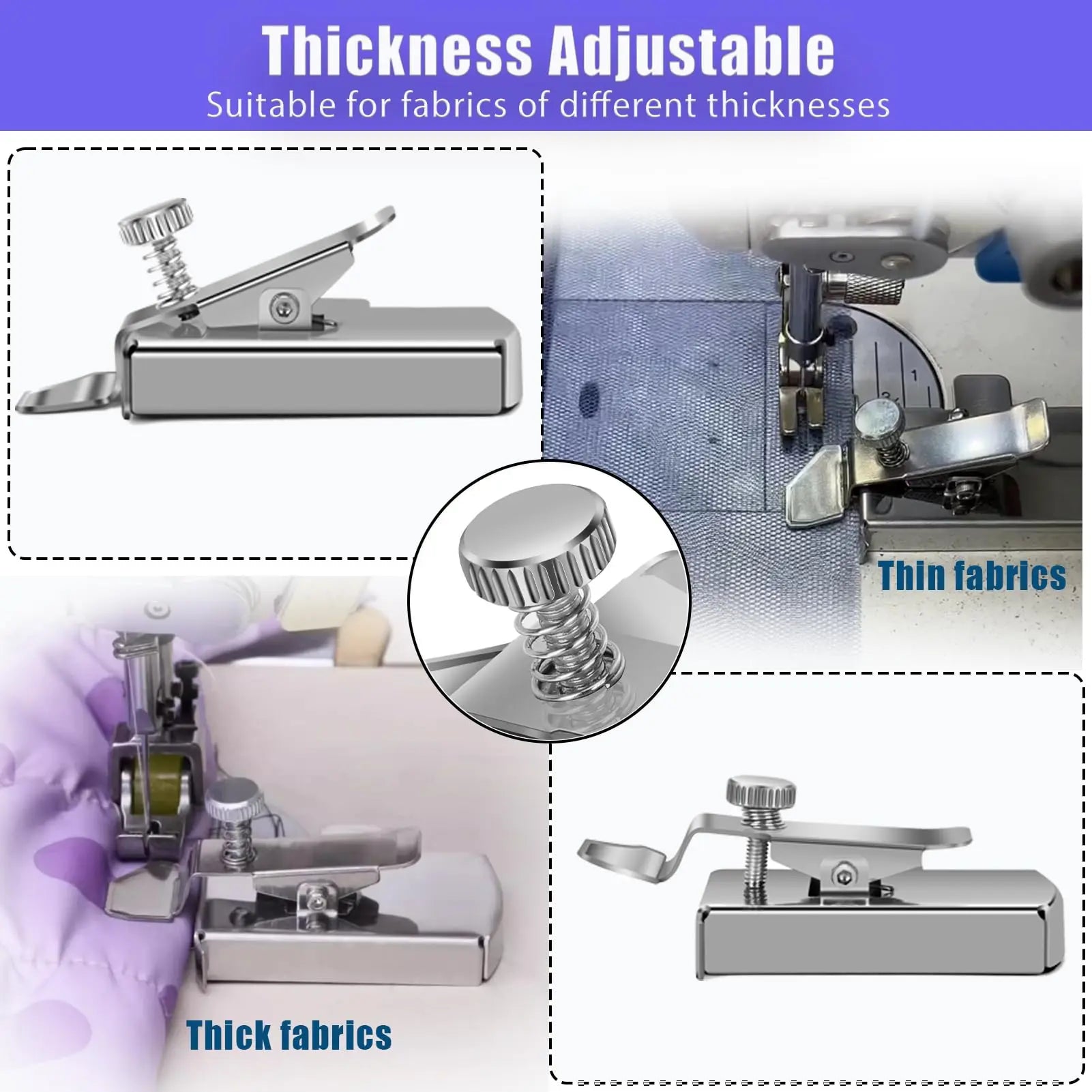Magnetic Seam Guide – Universal Sewing Machine Guide for Precision Stitching & Hemming