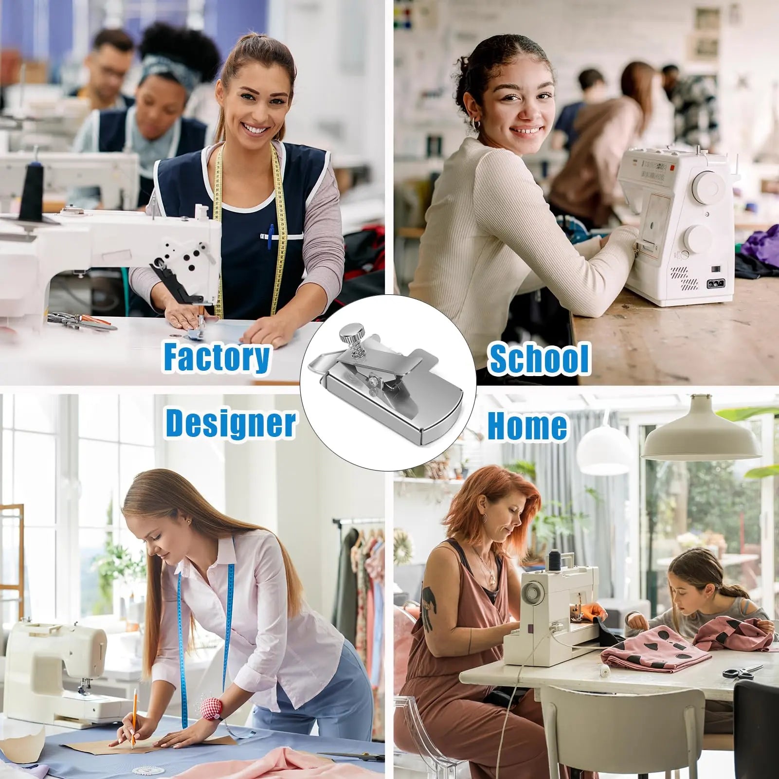 Magnetic Seam Guide – Universal Sewing Machine Guide for Precision Stitching & Hemming