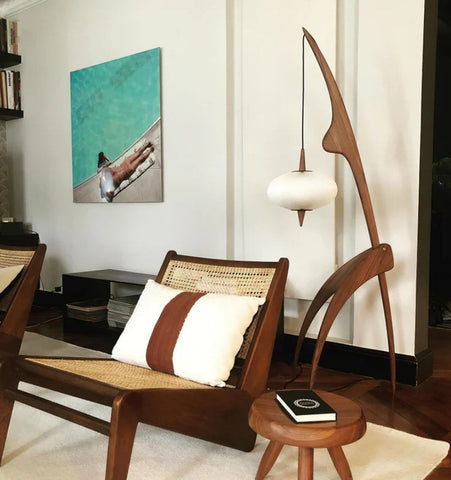 Mantis Wood Floor Lamp - NexioPick