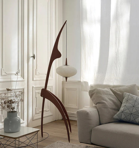 Mantis Wood Floor Lamp - NexioPick