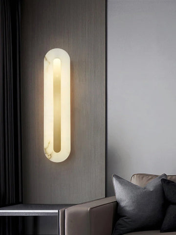 Alabaster Rounded Wall Light - NexioPick