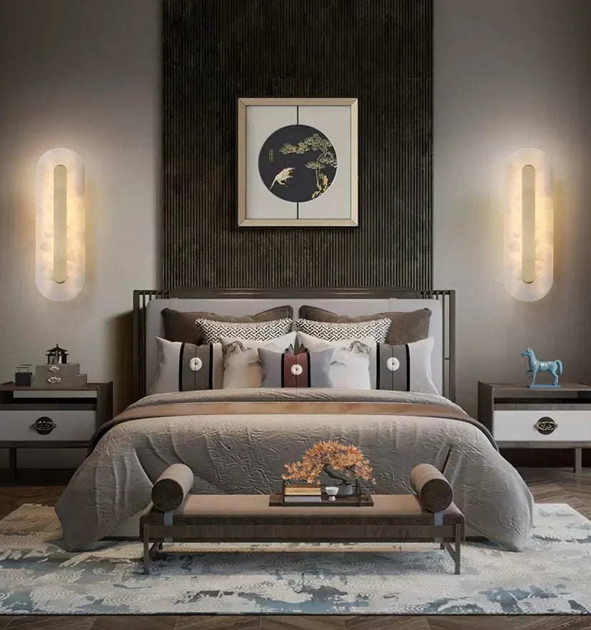 Alabaster Rounded Wall Light - NexioPick