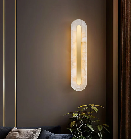 Alabaster Rounded Wall Light - NexioPick