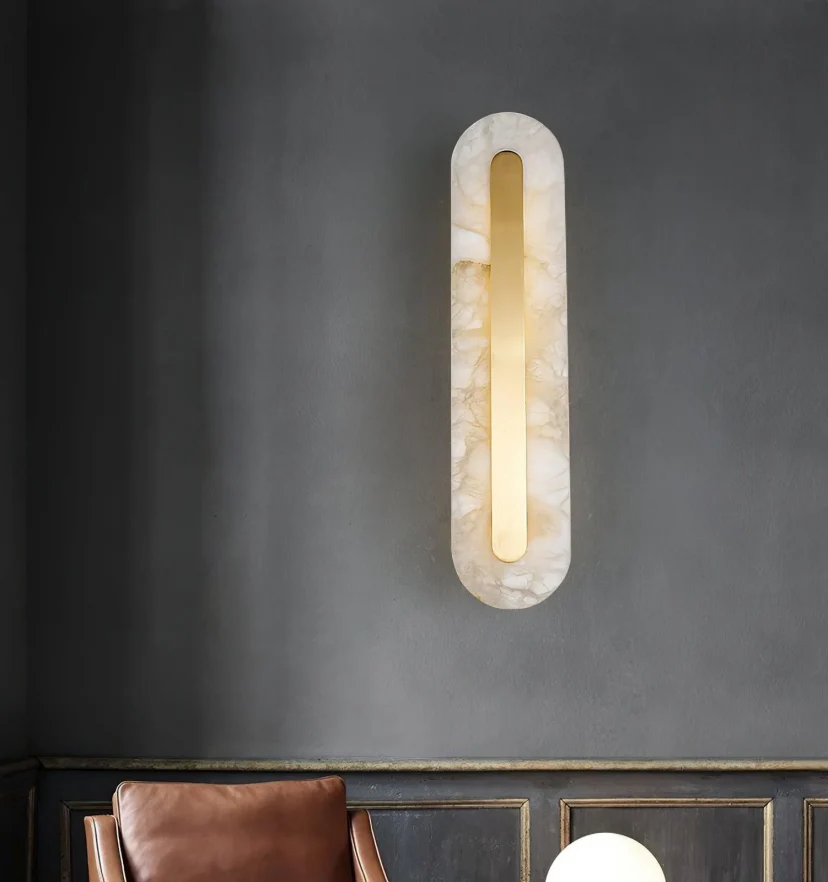 Alabaster Rounded Wall Light - NexioPick