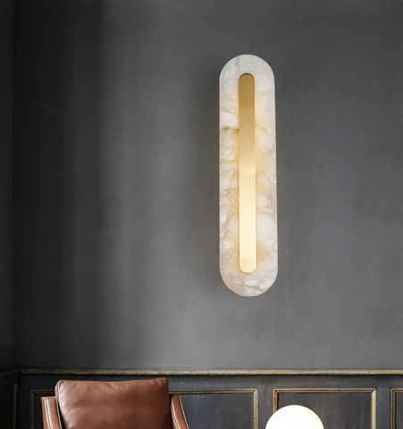 Alabaster Rounded Wall Light - NexioPick