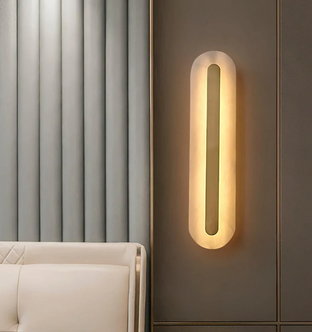 Alabaster Rounded Wall Light - NexioPick