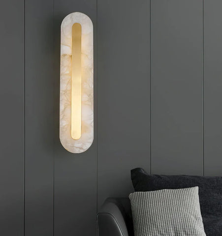 Alabaster Rounded Wall Light - NexioPick