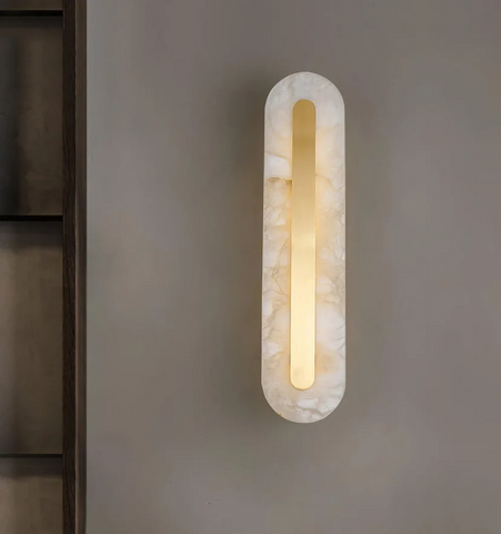 Alabaster Rounded Wall Light - NexioPick