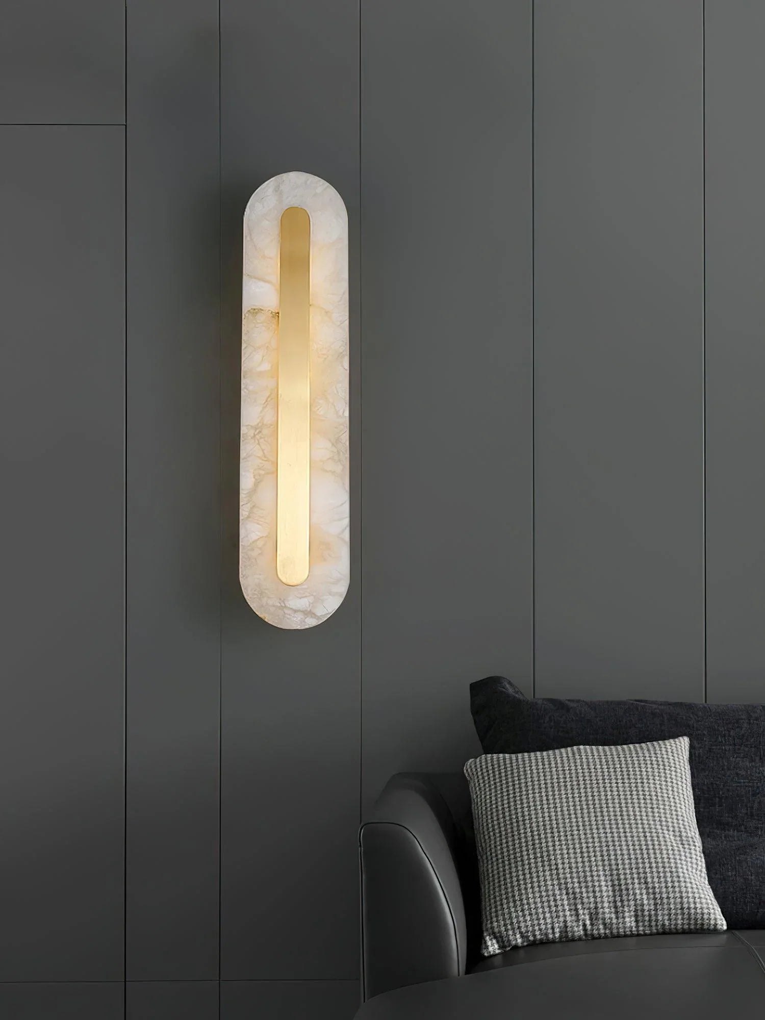 Alabaster Rounded Wall Light - NexioPick