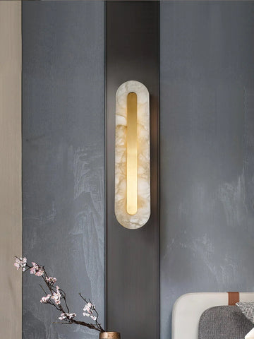 Alabaster Rounded Wall Light - NexioPick