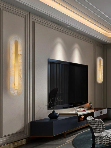 Alabaster Rounded Wall Light - NexioPick
