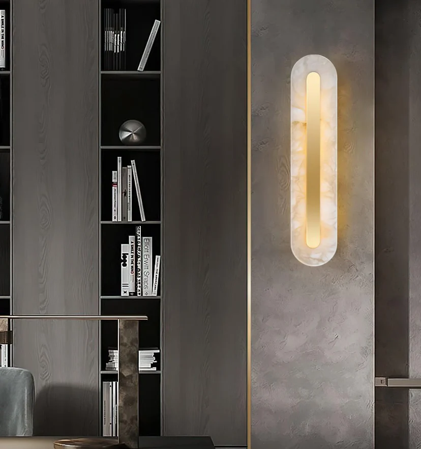 Alabaster Rounded Wall Light - NexioPick