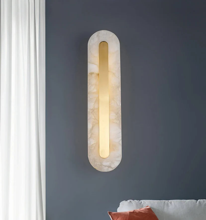 Alabaster Rounded Wall Light - NexioPick