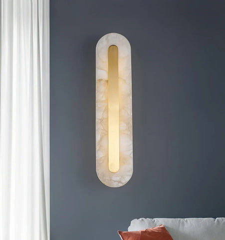 Alabaster Rounded Wall Light - NexioPick