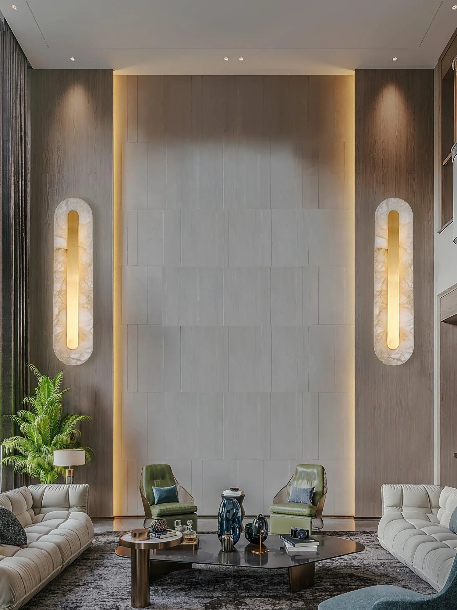 Alabaster Rounded Wall Light - NexioPick