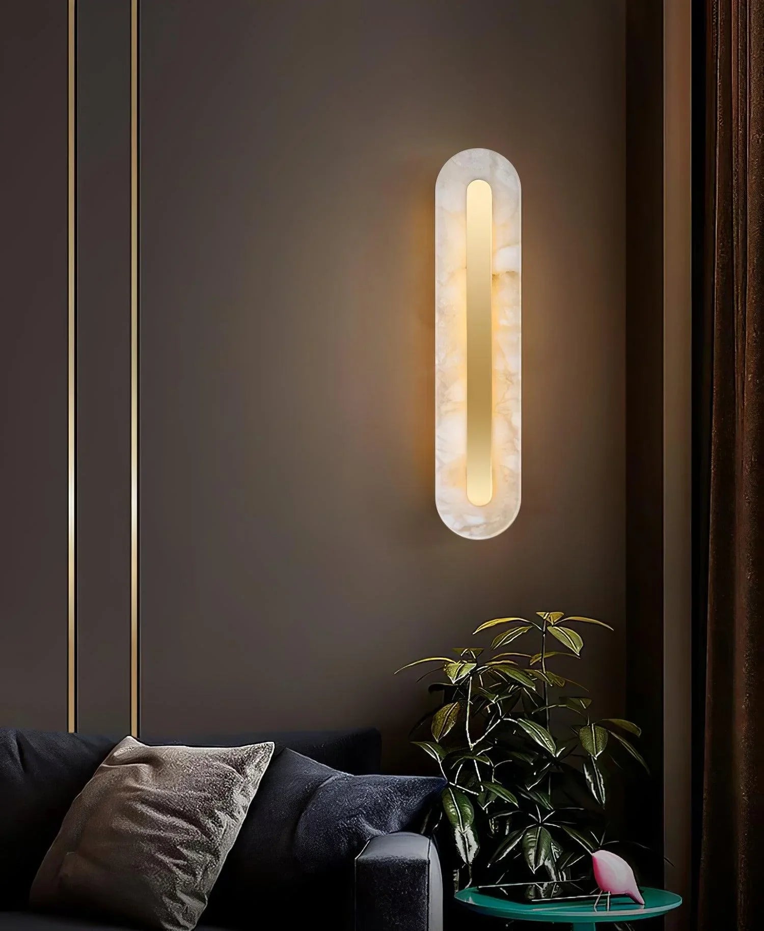 Alabaster Rounded Wall Light - NexioPick