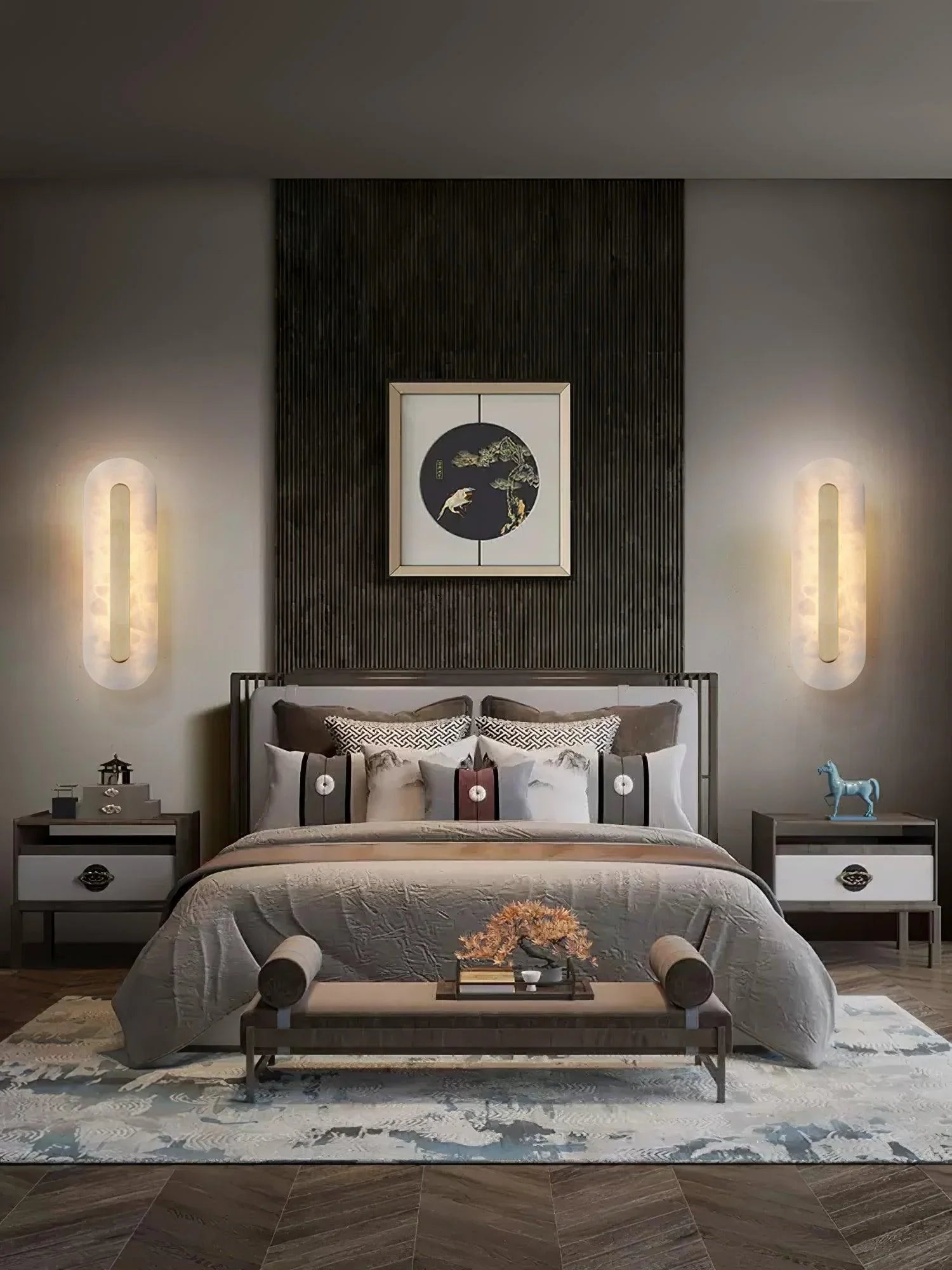 Alabaster Rounded Wall Light - NexioPick