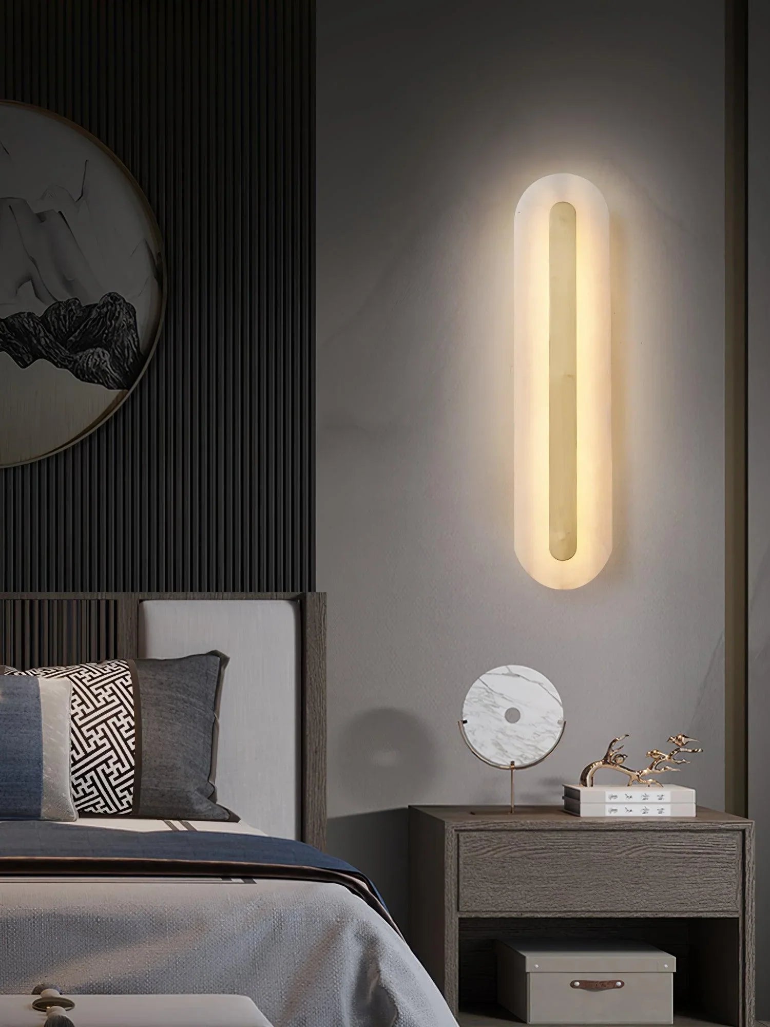 Alabaster Rounded Wall Light - NexioPick