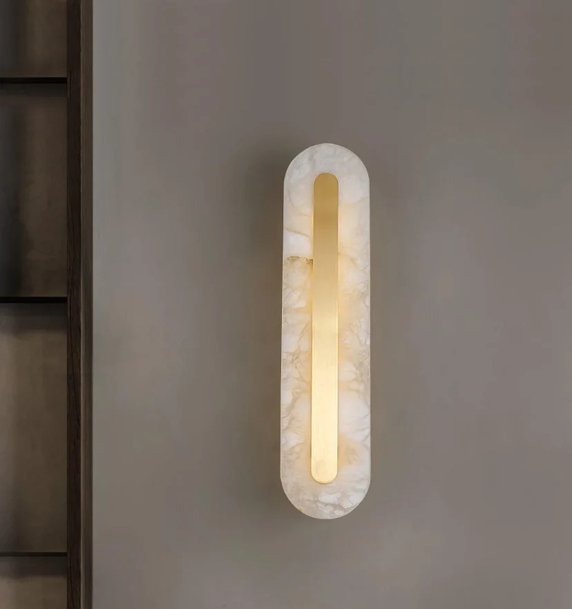 Alabaster Rounded Wall Light - NexioPick