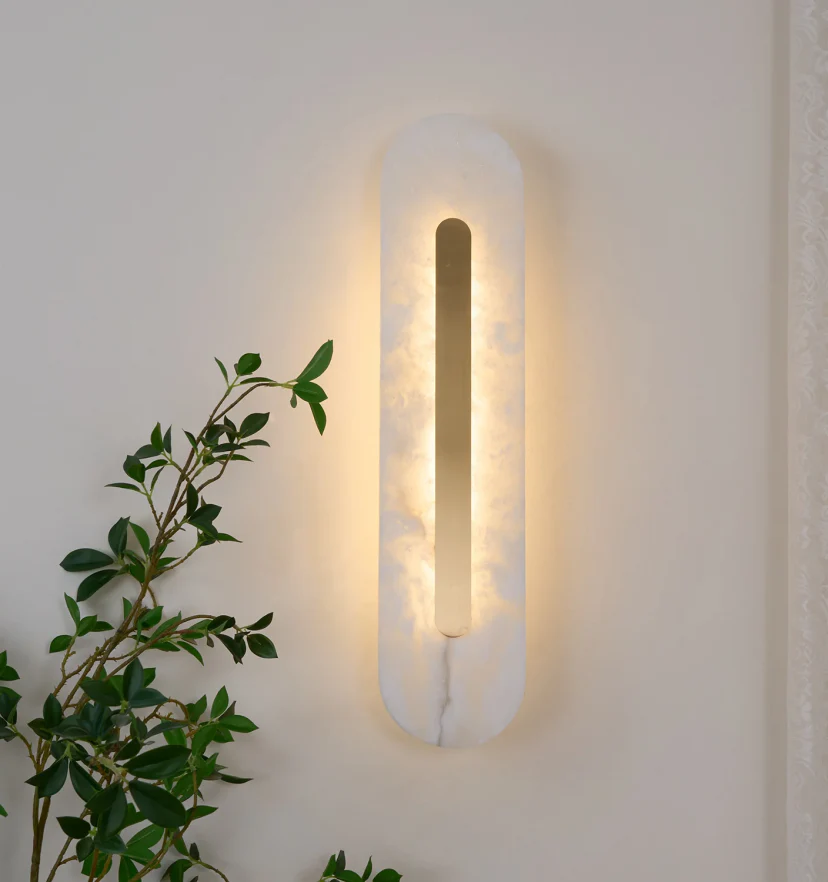 Alabaster Rounded Wall Light - NexioPick
