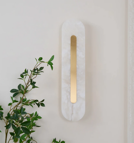 Alabaster Rounded Wall Light - NexioPick