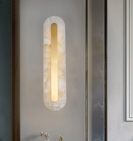Alabaster Rounded Wall Light - NexioPick