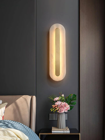 Alabaster Rounded Wall Light - NexioPick