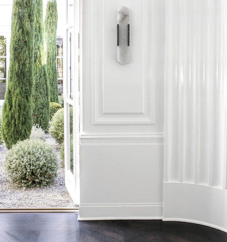 Melange Elongated Alabaster Wall Lamp - NexioPick