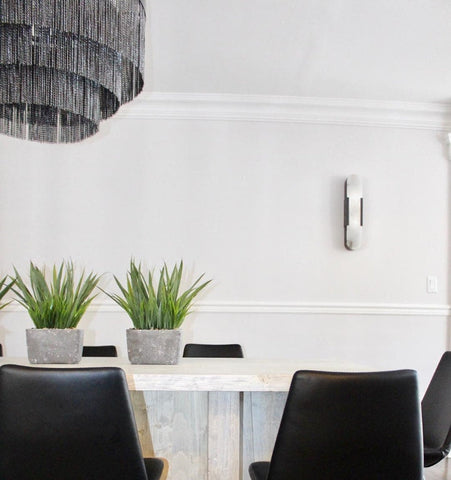 Melange Elongated Alabaster Wall Lamp - NexioPick