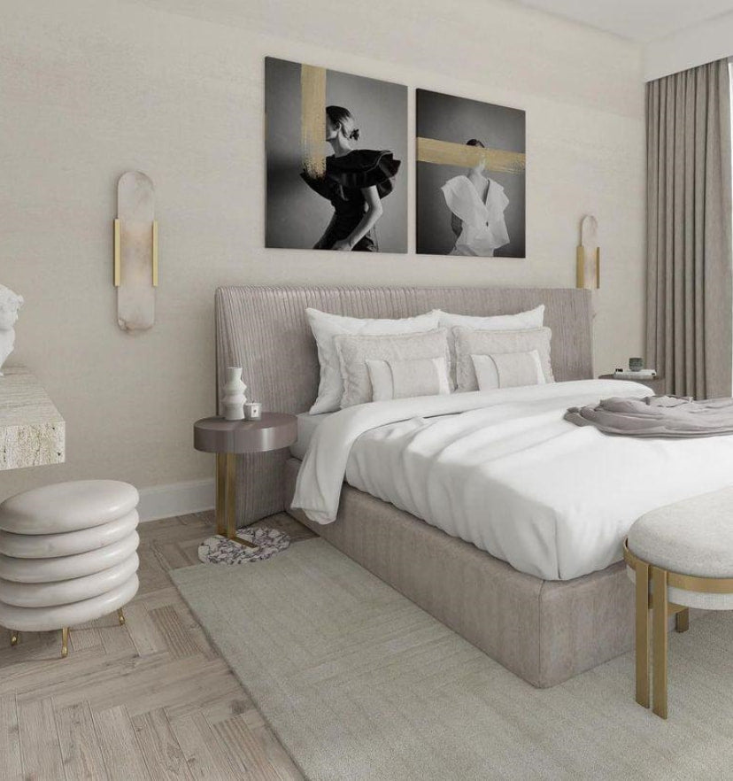 Melange Elongated Alabaster Wall Lamp - NexioPick