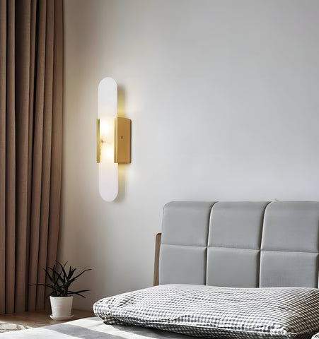 Melange Elongated Alabaster Wall Lamp - NexioPick