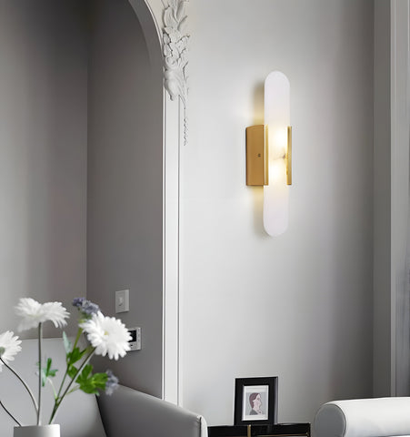 Melange Elongated Alabaster Wall Lamp - NexioPick
