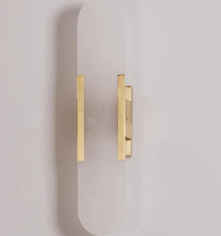 Melange Elongated Alabaster Wall Lamp - NexioPick