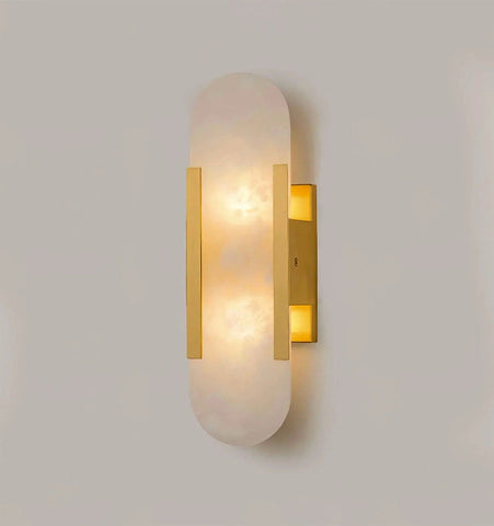 Melange Elongated Alabaster Wall Lamp - NexioPick