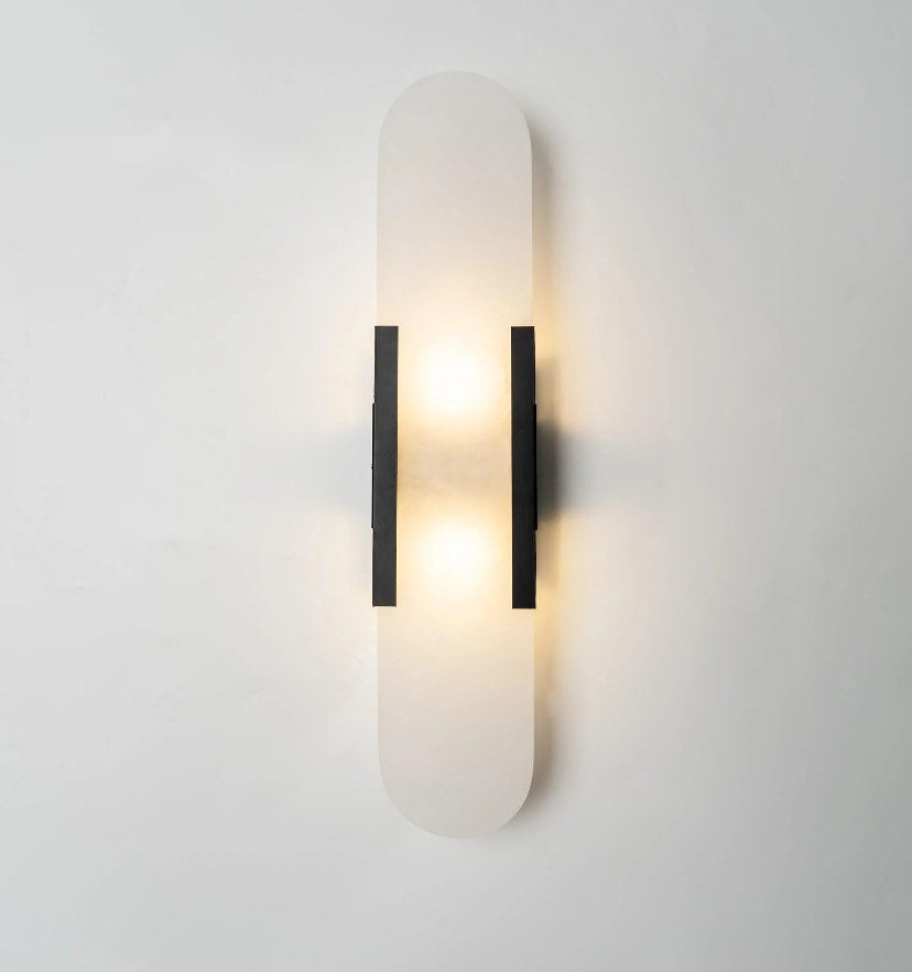 Melange Elongated Alabaster Wall Lamp - NexioPick