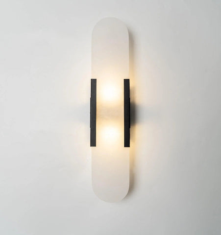 Melange Elongated Alabaster Wall Lamp - NexioPick