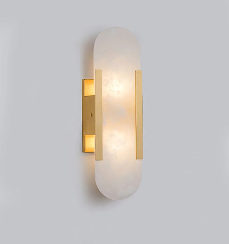 Melange Elongated Alabaster Wall Lamp - NexioPick
