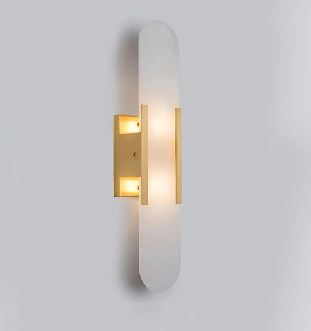 Melange Elongated Alabaster Wall Lamp - NexioPick