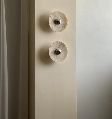 Messier Marble Rechargeable Wall Lamp - NexioPick